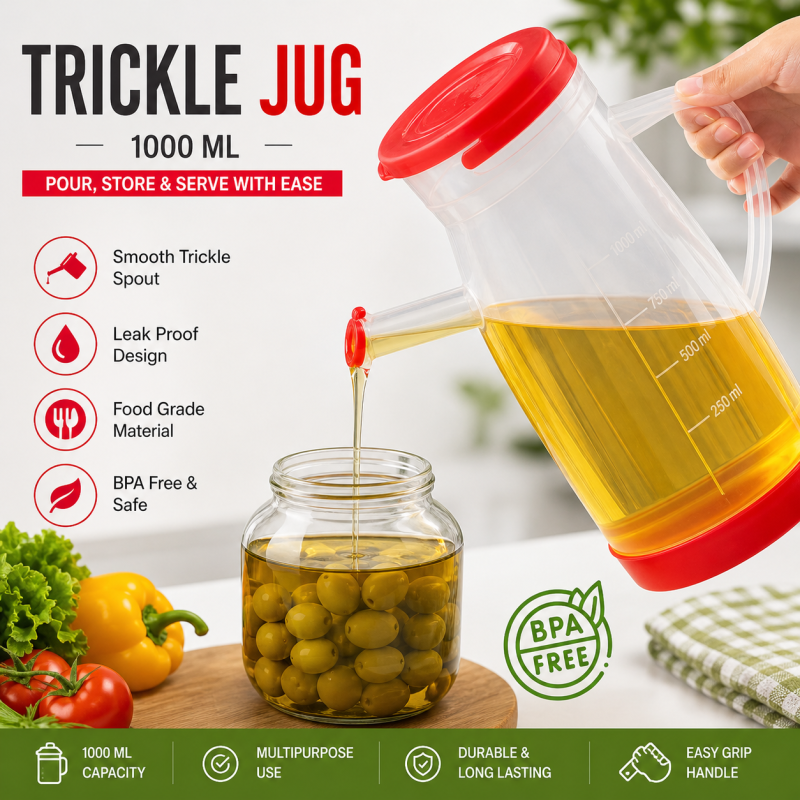 Trickle Jug Oil Jug 1 Liter Plastic Oil Jug