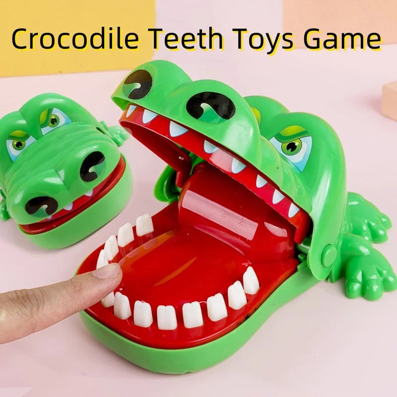 Crocodile Teeth Game Toy | Funny Bite Finger Family Game for Kids