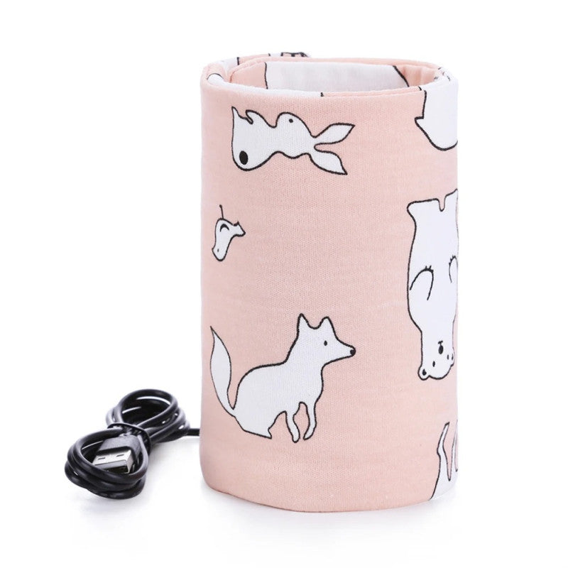 USB Baby Bottle Warmer | Portable Feeder Milk Heater for Travel