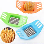 Stainless Steel Vegetable Potato Square Slicer French Fry Grid Cutter