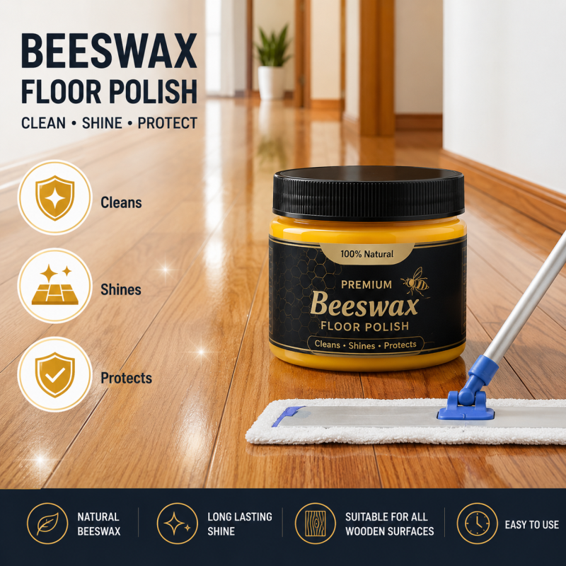 Beewax Furniture Polish with Long Lasting Cleaning and Shine Formula