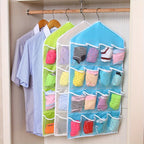 16 Pocket Hanging Organizer – Wardrobe Storage for Socks, Underwear & Accessories
