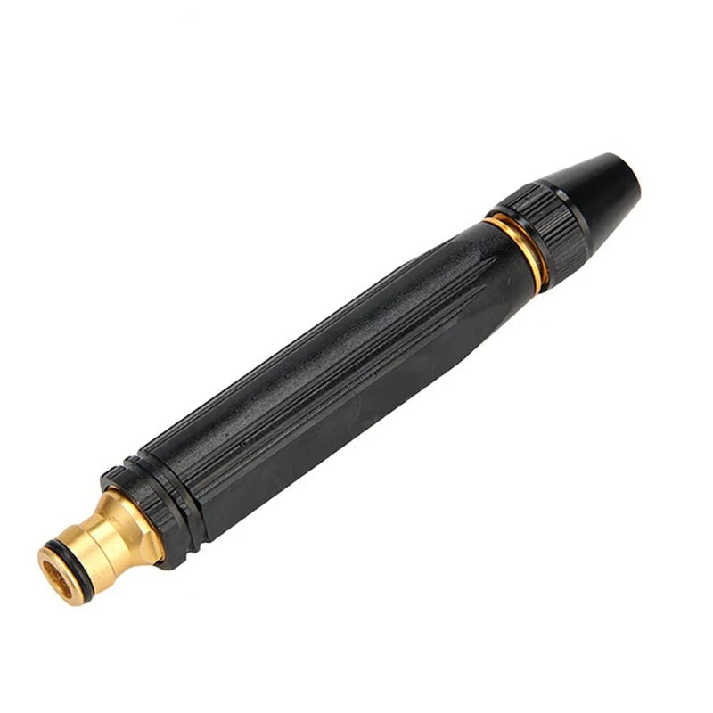 High Pressure Water Spray Nozzle – Adjustable Jet Sprayer | Car Wash & Garden Hose Nozzle (Black)