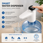 Portable Water Dispenser Pump – USB Rechargeable Automatic Water Bottle Pump