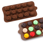 Multi Design Food Grade Silicone Chocolate Mold – Non-Stick Candy & Baking Mould