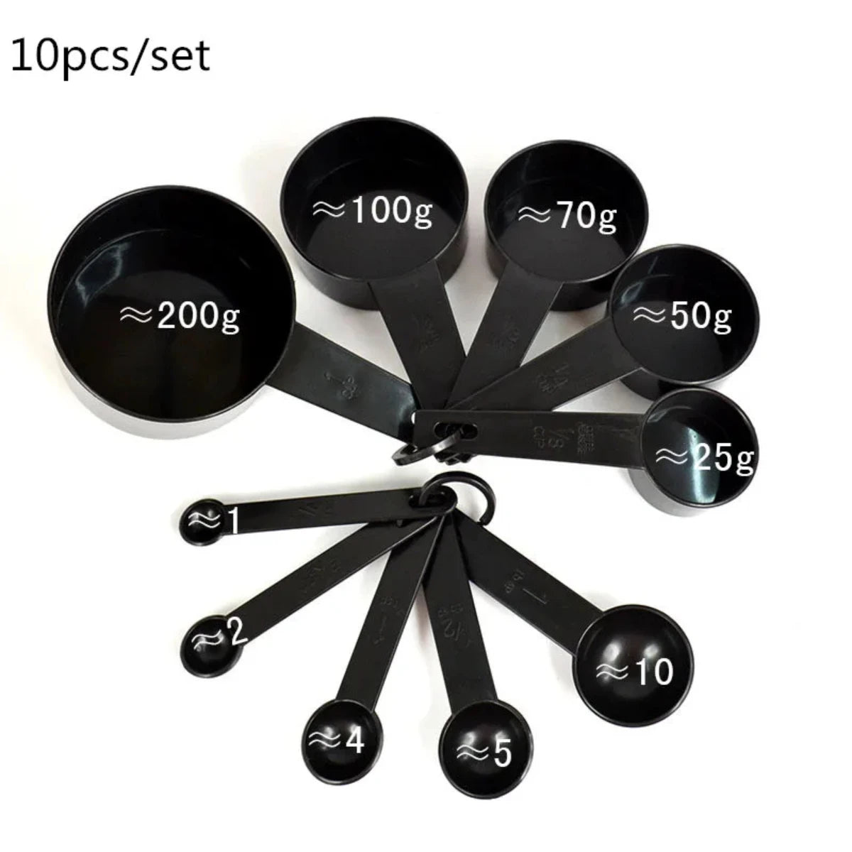 Measuring Cups & Spoons Set – Kitchen Baking & Cooking Measurement Tools