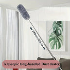 Telescopic Grey Dust Mop – Long Handle Microfiber Duster (Extendable)
