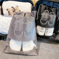 Pack of 3 Non-Printed Shoes Storage Bag – Travel Drawstring Shoe Organizer (Dustproof)