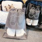 Pack of 3 Non-Printed Shoes Storage Bag – Travel Drawstring Shoe Organizer (Dustproof)