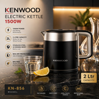Kenwood KN-856 Electric Kettle 2L – 1500W Stainless Steel Fast Boiling Kettle
