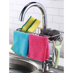Kitchen Sink Rack Organizer – Faucet Sponge Holder & Storage Caddy