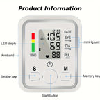 Digital Blood Pressure Monitor – Fully Automatic BP Machine with LCD Display