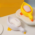 Pack of 2 Cute Duck Soap Holder – Self Draining Soap Dish for Bathroom 🦆