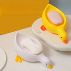 Pack of 2 Cute Duck Soap Holder – Self Draining Soap Dish for Bathroom 🦆