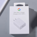 Google 30W USB-C Fast Charger – Original PD 3.0 Type-C Power Adapter