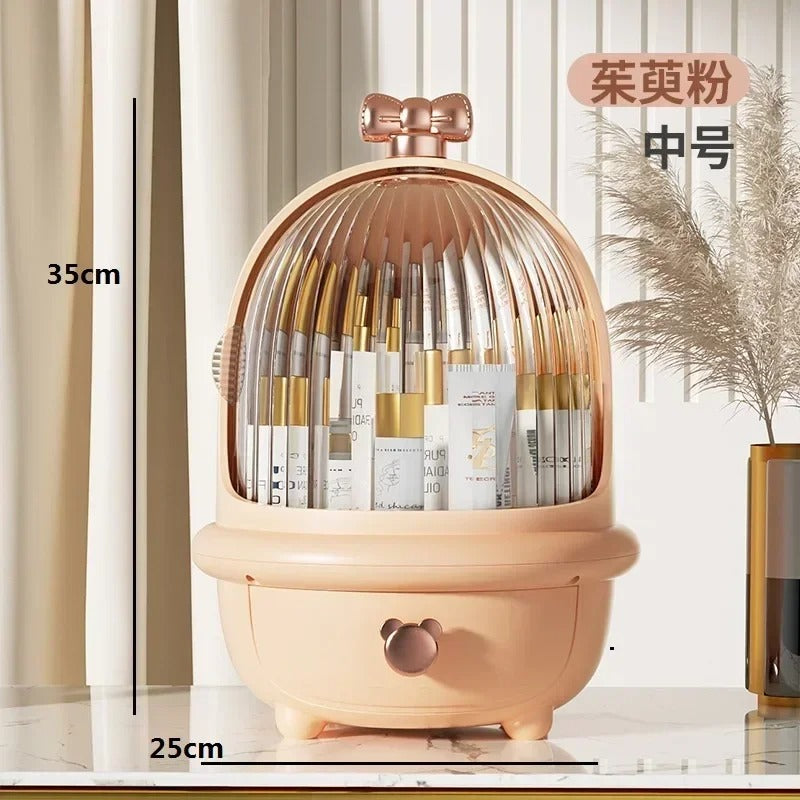 Acrylic Modern Organizer Box – Dustproof Cosmetic & Skincare Storage Case