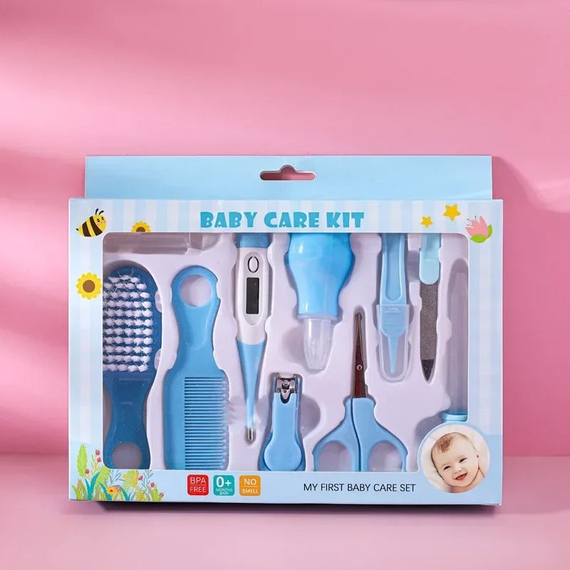 8 Pcs Baby Care Set | Newborn Health & Grooming Kit (Safe & BPA Free)