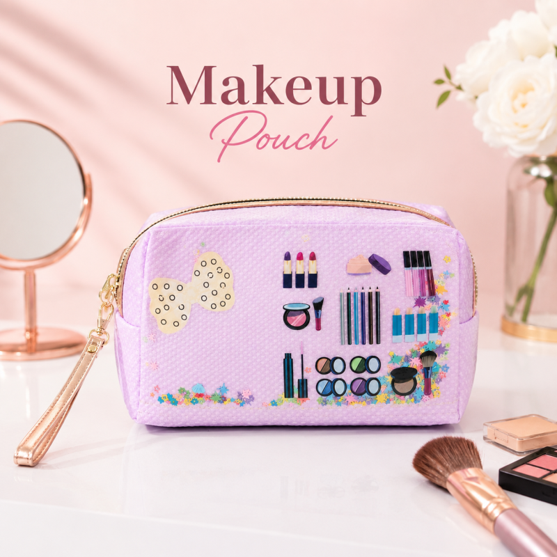 Elegant Style Cosmetic Pouch – Makeup Bag & Beauty Accessories Organizer