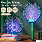 Foldable Mosquito Killer Racket with UV Light – Rechargeable Electric Swatter