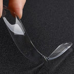 Pack of 2 Self Adhesive Strips (20pcs) – Strong Transparent Nano Tape | Multipurpose Fixing Strips
