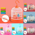 Bird Cage Toy for Kids – Musical Light-Up Bird Cage with Sound & Motion