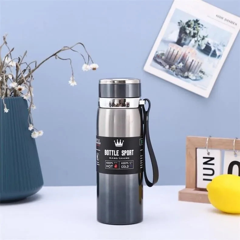 800ML Stainless Steel Water Bottle – Insulated Hot & Cold Sport Bottle