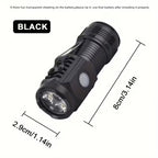 3 Mode Mini LED Flashlight – Portable Torch Light | High Bright Rechargeable Pocket Light