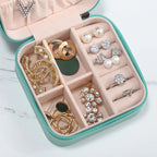 Premium Leather Jewellery Organizer Box – Travel Storage Case for Women
