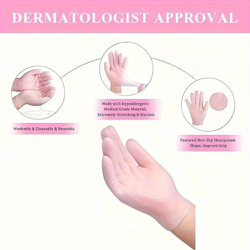 Silicone Gel Moisturizing Gloves