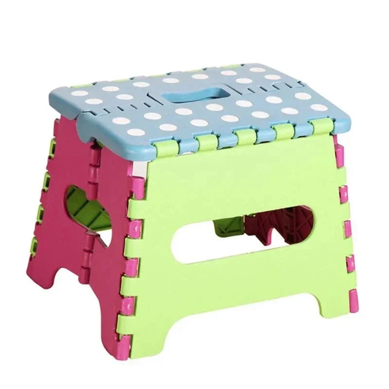 Folding Step Stool Plastic Durable Easy Foldable