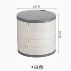 4 Layer Rotating Jewellery Organizer Box with Mirror – Multi-Storage Case