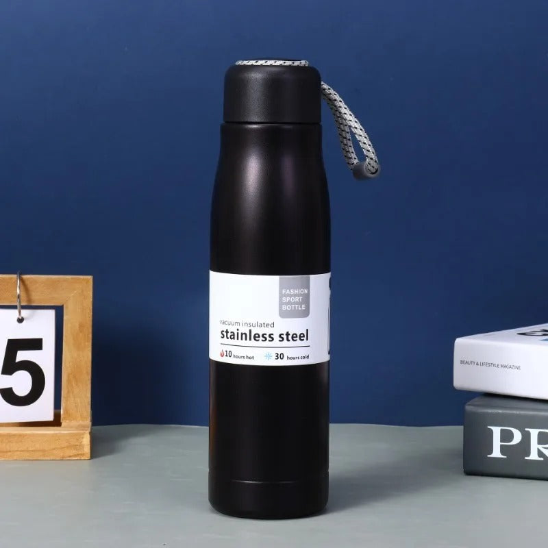 Sport Vacuum Bottle 550ML – Stainless Steel Insulated Water Bottle (Hot & Cold)
