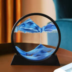 3D Moving Sand Art Hourglass – Deep Sea Quicksand Round Glass Decor