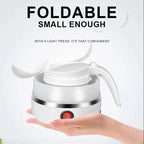 Foldable Electric Kettle – Portable Silicone Travel Kettle | Fast Boiling Mini Water Heater