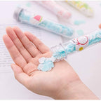 Flower Paper Soap Tube – Portable Travel Hand Wash Sheets 🌸✨