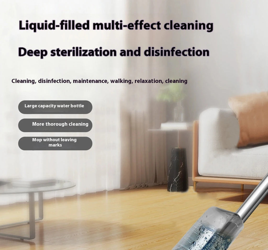 Spray Mop Aurora – Flat Floor Cleaner with Built-in Water Spray | Reusable Microfiber Mop