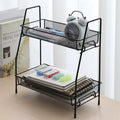 2 Layer Steel Rack – Multi-Purpose Desktop Organizer Shelf