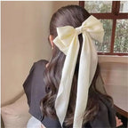 Pack of 2 Elegant Bow Hair Clip – Butterfly Style Long Tail Hair Accessory for Women & Girls