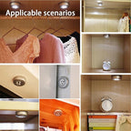 Pack of 3 LED Touch Cabinet Light – Wireless Stick On Light | Battery Operated Night Light for Kitchen, Wardrobe & Stairs