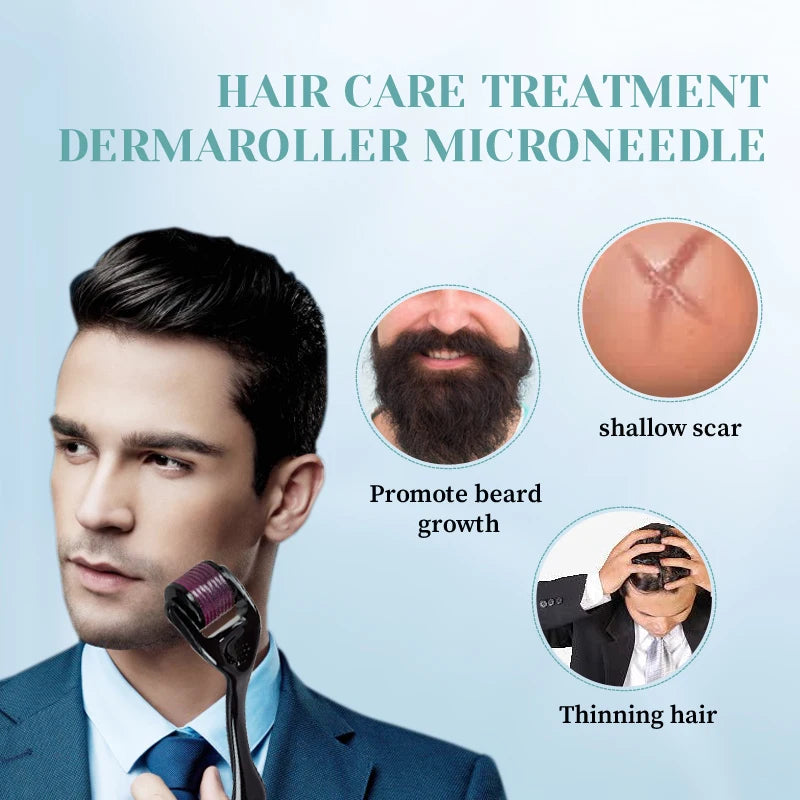 Derma Roller with Needles Hair Growth & Scalp Treatment