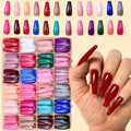 576pcs Artificial Nail Tips Set – Multi Color Long Nails Kit