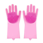 Silicone Washing Gloves – Multi Purpose Cleaning & Dishwashing Gloves with Scrubber
