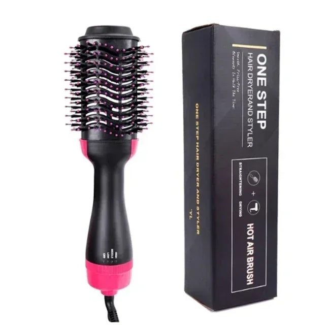 3-in-1 One Step Hot Air Straightener Brush for Hair Dryer and Styler