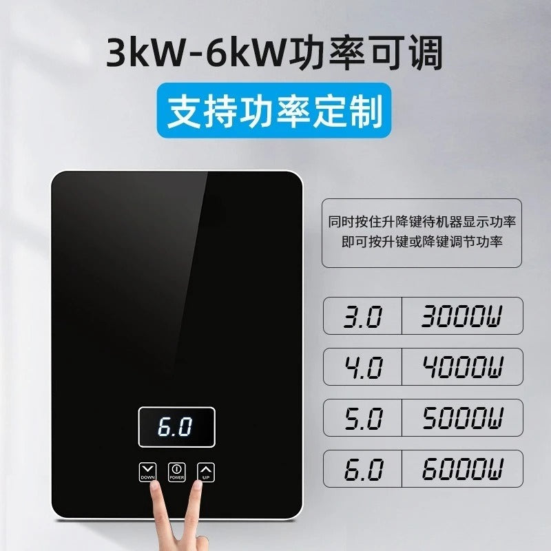Instant Tankless Electric Water Heater – LCD Display | Energy Saving Instant Geyser for Home