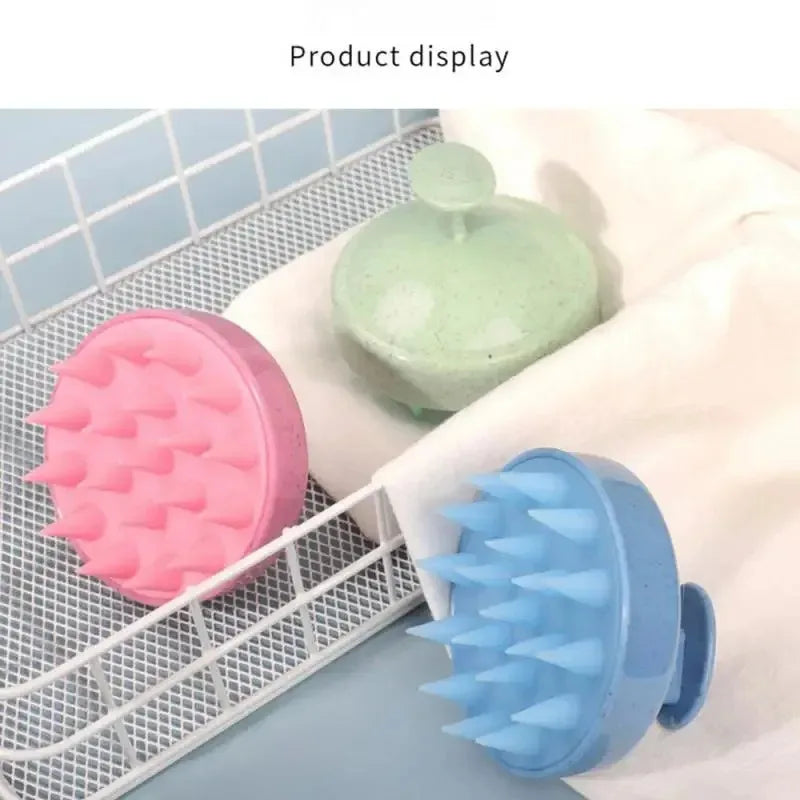 Silicone Shampoo Brush (New Model) – Scalp Massager & Hair Cleaning Brush