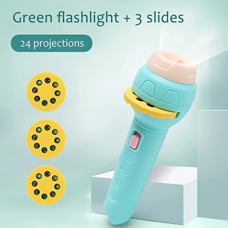 Mini Projector for Kids Flashlight Torch