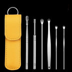 Pack of 2 Ear Cleaning Tool Kit – Portable Ear Wax Remover Set | Stainless Steel Earpick Kit