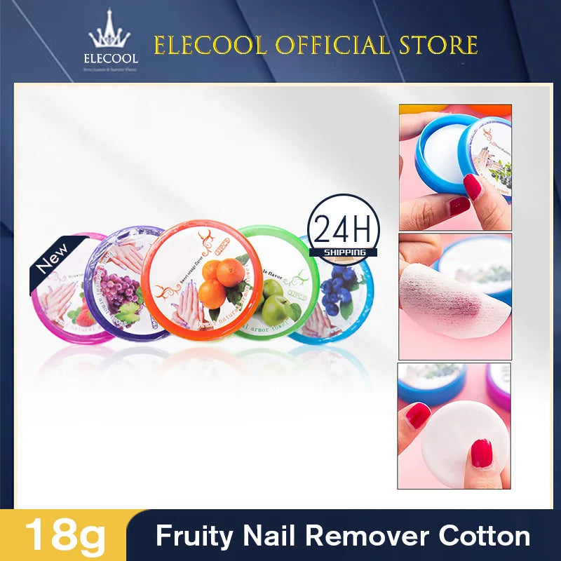 Nail Polish Remover Pads Pack of 6 – Portable Scented Nail Remover Wipes