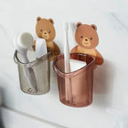 Wall Mounted Bear Holder – Cute & Durable Organizer for Home Use