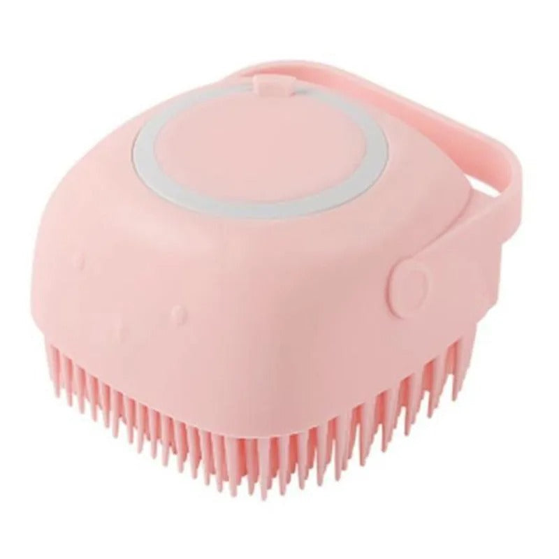 Silicone Bath Brush with Soap Dispenser – 2 in 1 Body Scrubber & Skin Massager